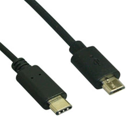 Cable Wholesale CableWholesale 3 ft. 480mb USB 2.0 Type C Male to Micro B Male Cable 10U2-33003